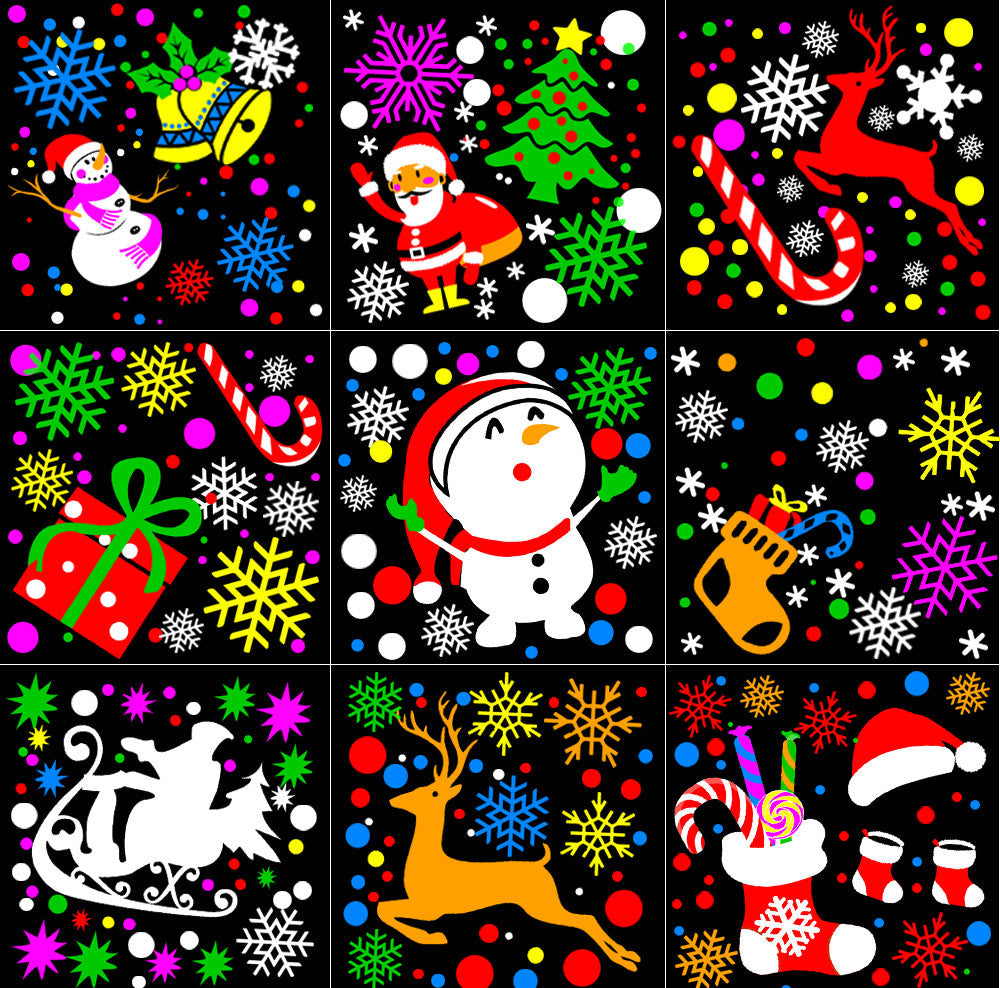 NNEDSZ Indoor Snowstorm Projector Light - 16 Pattern Rotating LED Christmas Projection Lamp for Festive Decor-3