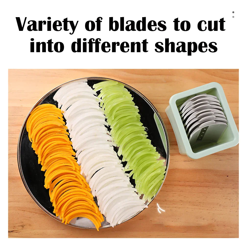Drum Vegetable Cutter Hand-Crank Food Slicer Grater Processor-3