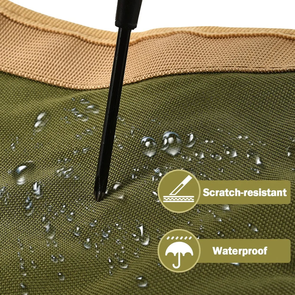 1pcs Organizer for Men, Roll Up Tool Bag Zipper Storage Bags with Multi-Pockets,Carrier Bag for Father Day Gifts