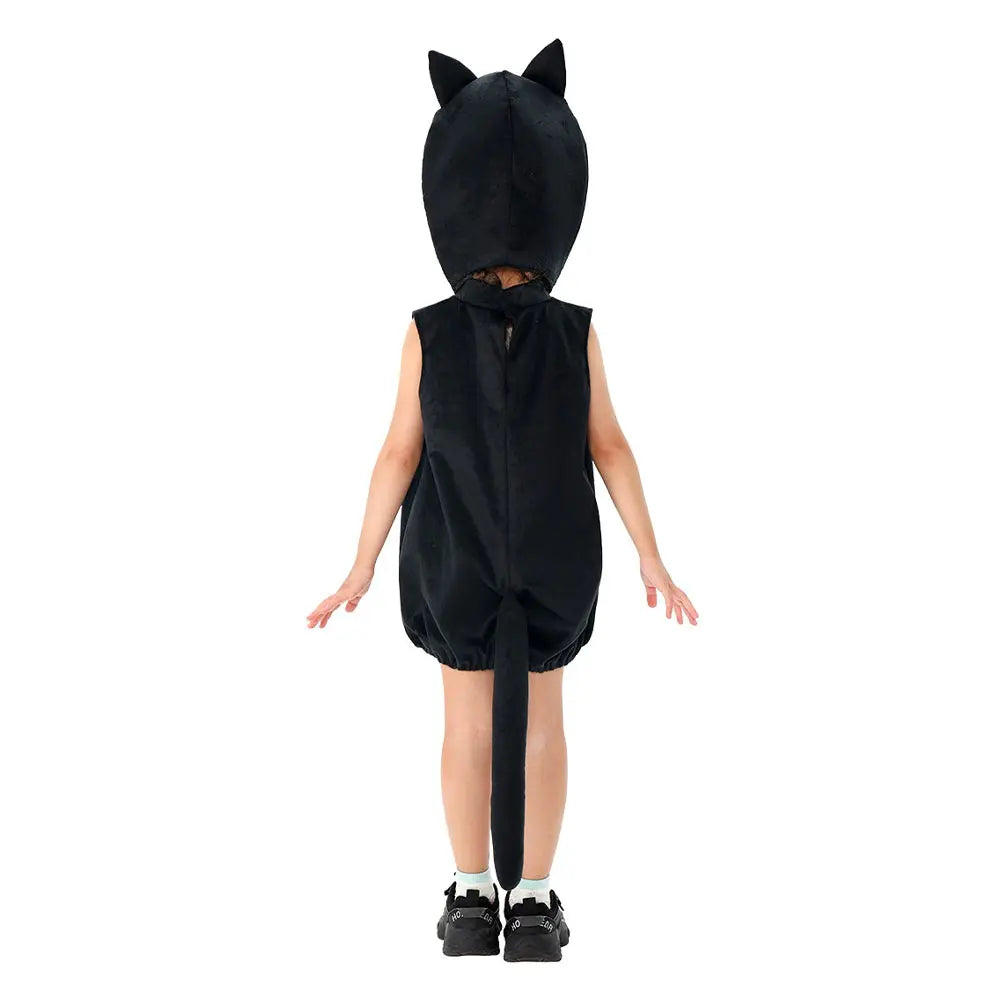 Fantasy Kids Cosplay Stage Performance Funny Looks Cat Costume Cartoon Animal Disguise Roleplay Clothing Halloween Carnival Suit