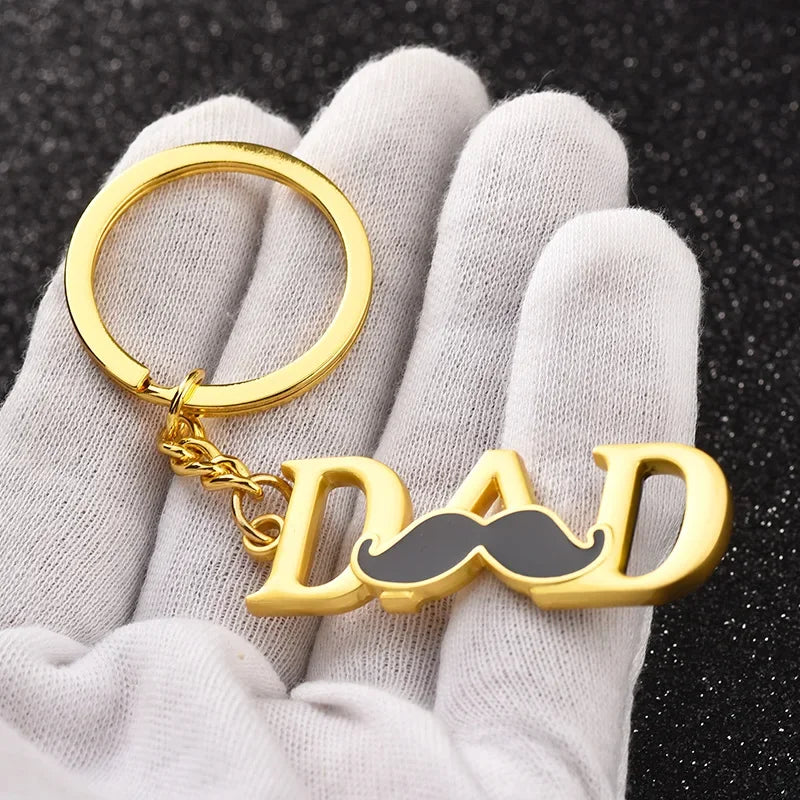 Father Mother's day Keychain for Accessories Bag Mom Dad Key Chain Ring Keychains Lovers Gifts