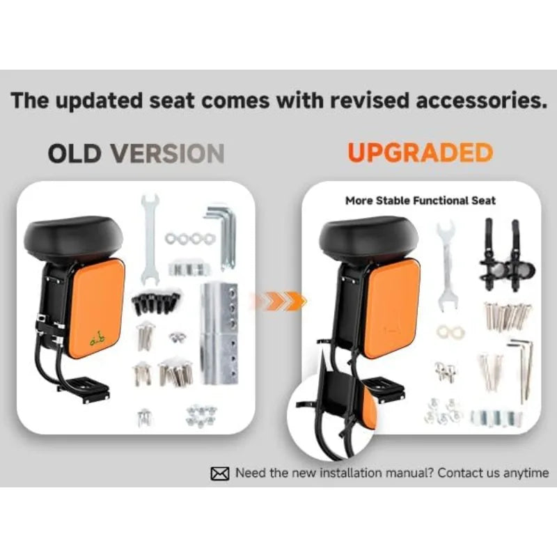 Electric Scooter With Seat For Adults - 19MPH & 21-Mile Range, 350W Motor, 8.5" Solid Tires With App Control & Dual Brake System