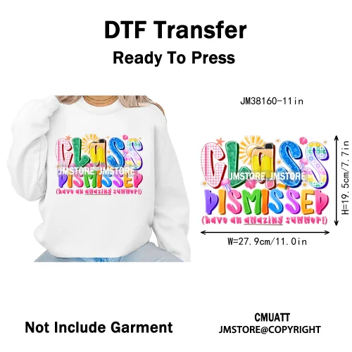 Happy Summer Boat Cruise Life Salty Beach Family Island Vacation Iron on DTF Thermal Transfer Sticker Ready to Press for Clothes