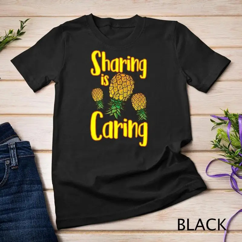 Sharing Swinger Hotwife Upside Down Pineapple T Shirt Unisex T shirt