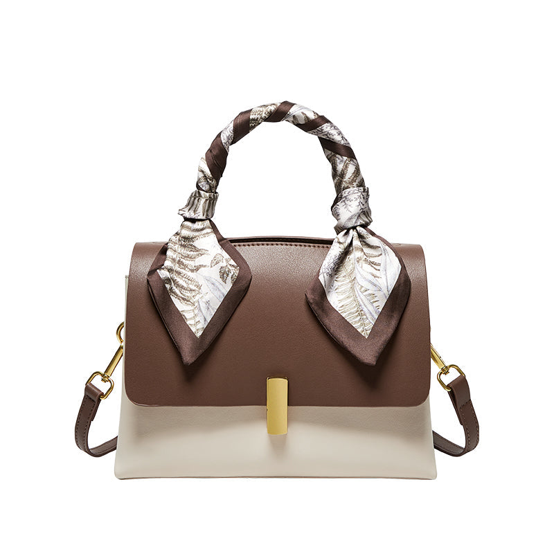 Chocolate Scarf Handbag-0