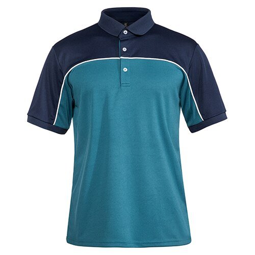Color Block T-Shirts Mens Short Sleeve Polo Shirts Fashion Casual Golf Polos Business Tee Shirts Button Down Polo Shirt-3