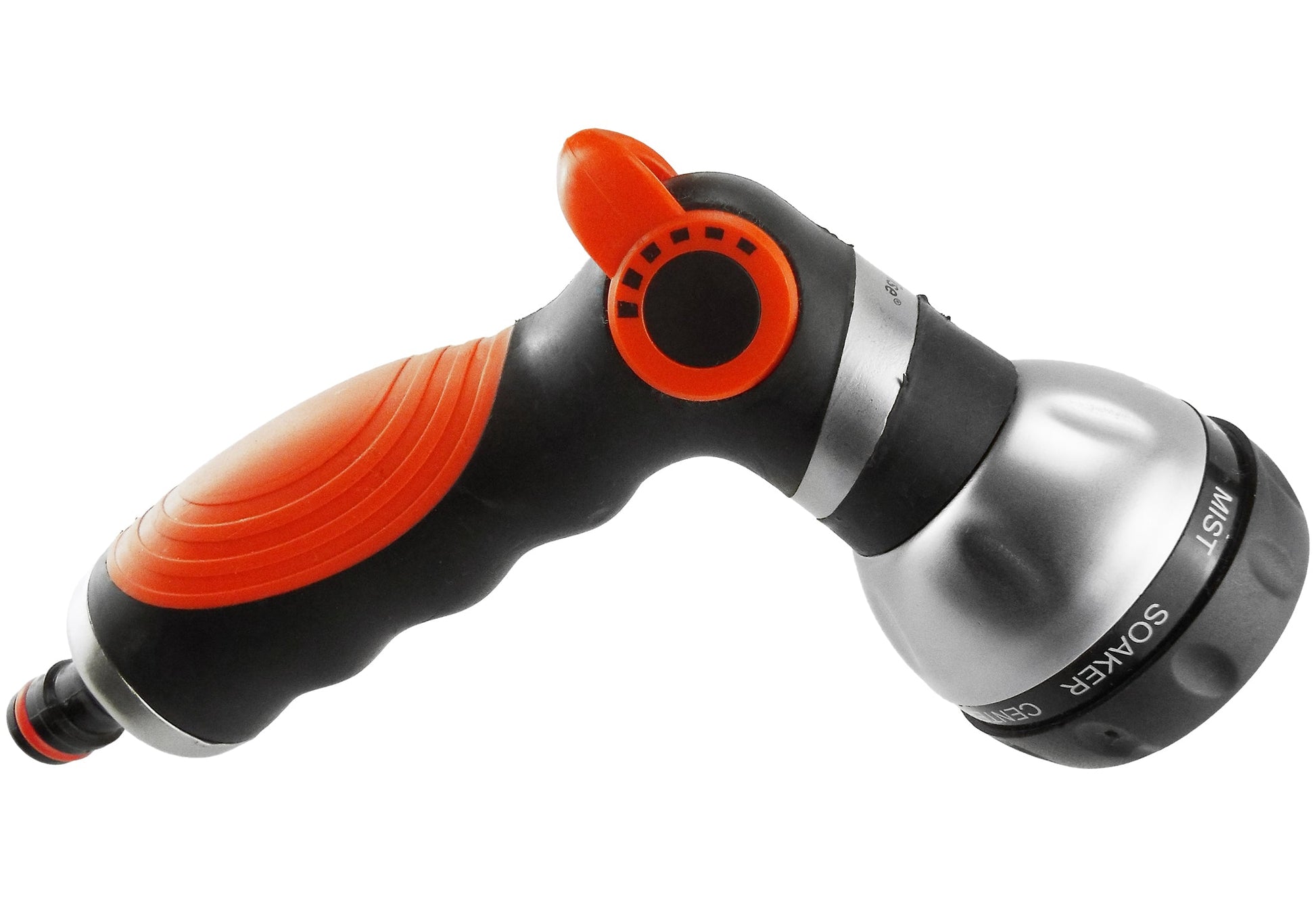 Hose Gun Water Sprayer 8-Pattern Multi-Function, Cost Wise Black/Orange-0