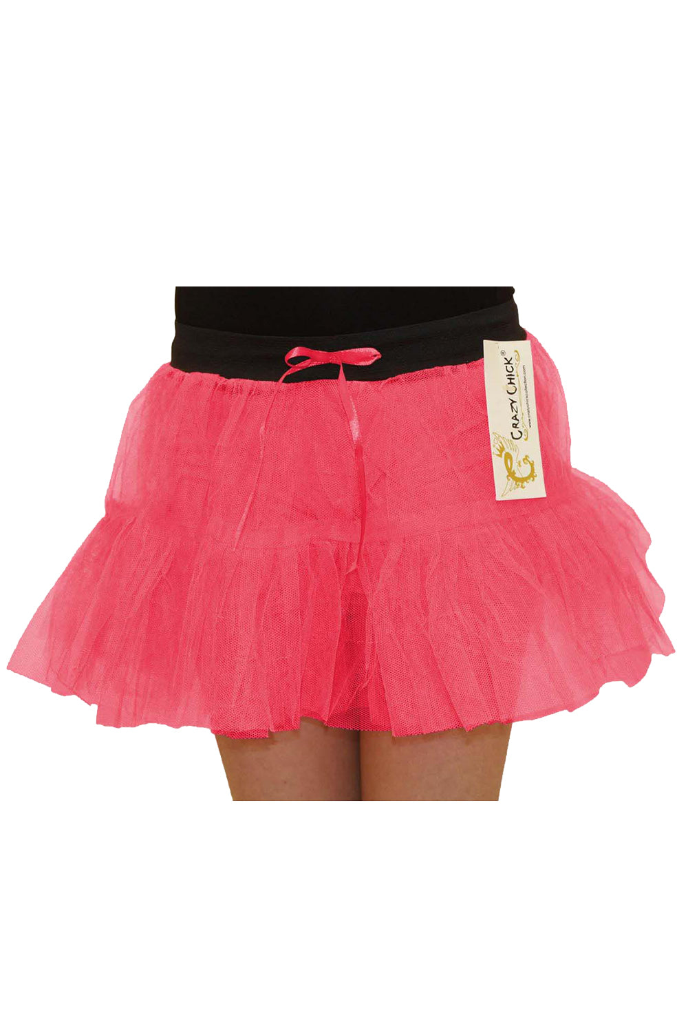 Crazy Chick Girls 2 Layers Pink Tutu Skirt-0