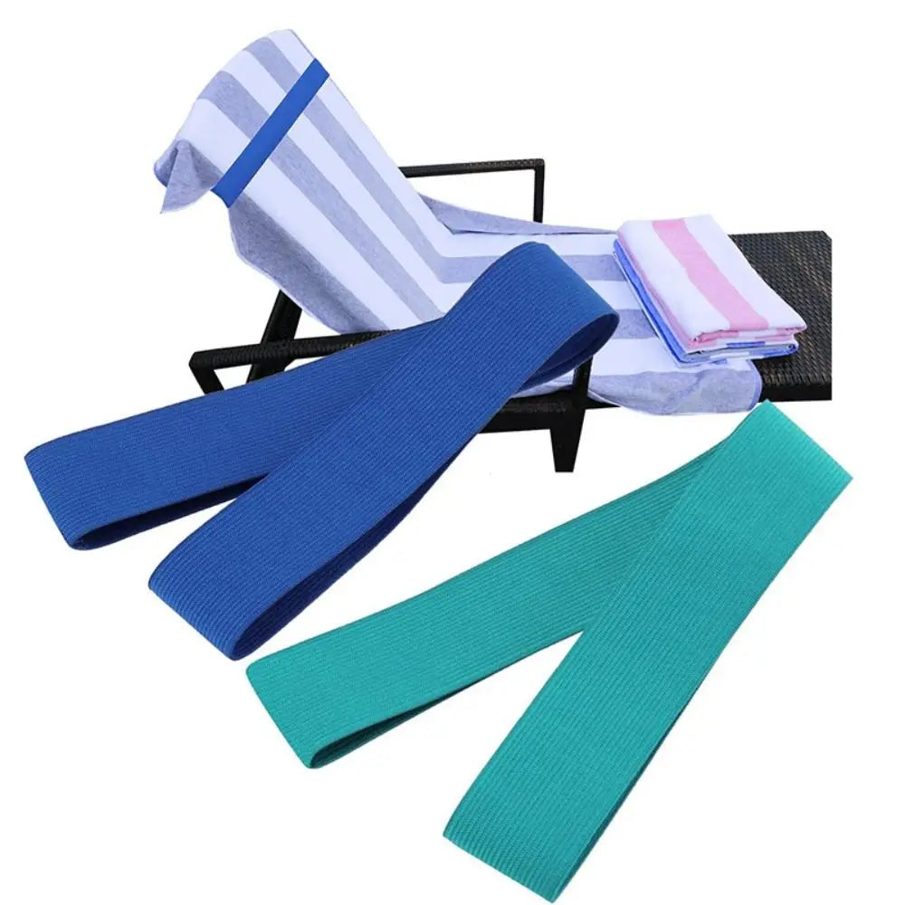 NEW Stretchable Beach Towel Bands Elastic Versatile Beach Towel Clips Cruise Ship Towel Holder Beach Essentials