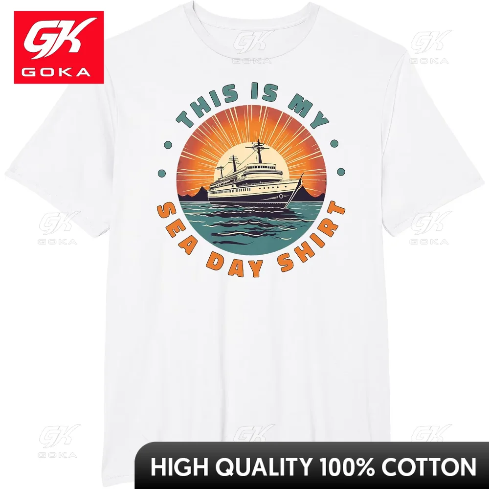 Living Life One Cruise At A Time Funny Cruise Ship Graphic Cotton T-Shirt Let's Go on An Adventure Tops Unisex Clothing  Camisas
