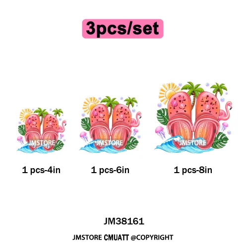Happy Summer Boat Cruise Life Salty Beach Family Island Vacation Iron on DTF Thermal Transfer Sticker Ready to Press for Clothes