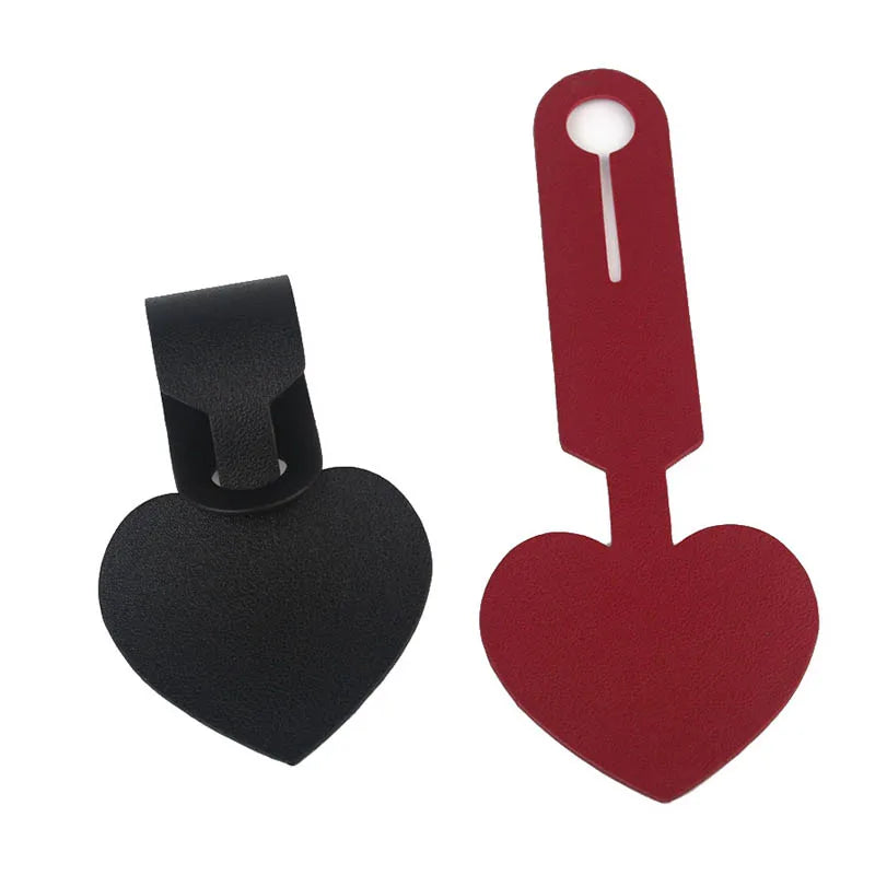 Travel Accessories Simple Colorful Loving Heart Luggage Tag PU Suitcase ID Addres Holder Baggage Boarding Tag Portable Label