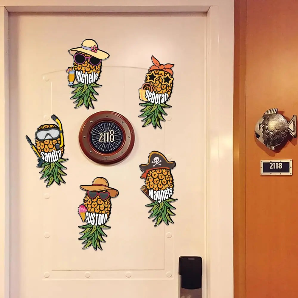 Penguin Cruise Door Magnets Fun Penguin Cruise Door Decorations Magnets Magnetic Cruiser Ship Magnet for Doors Car Fridge Refrig