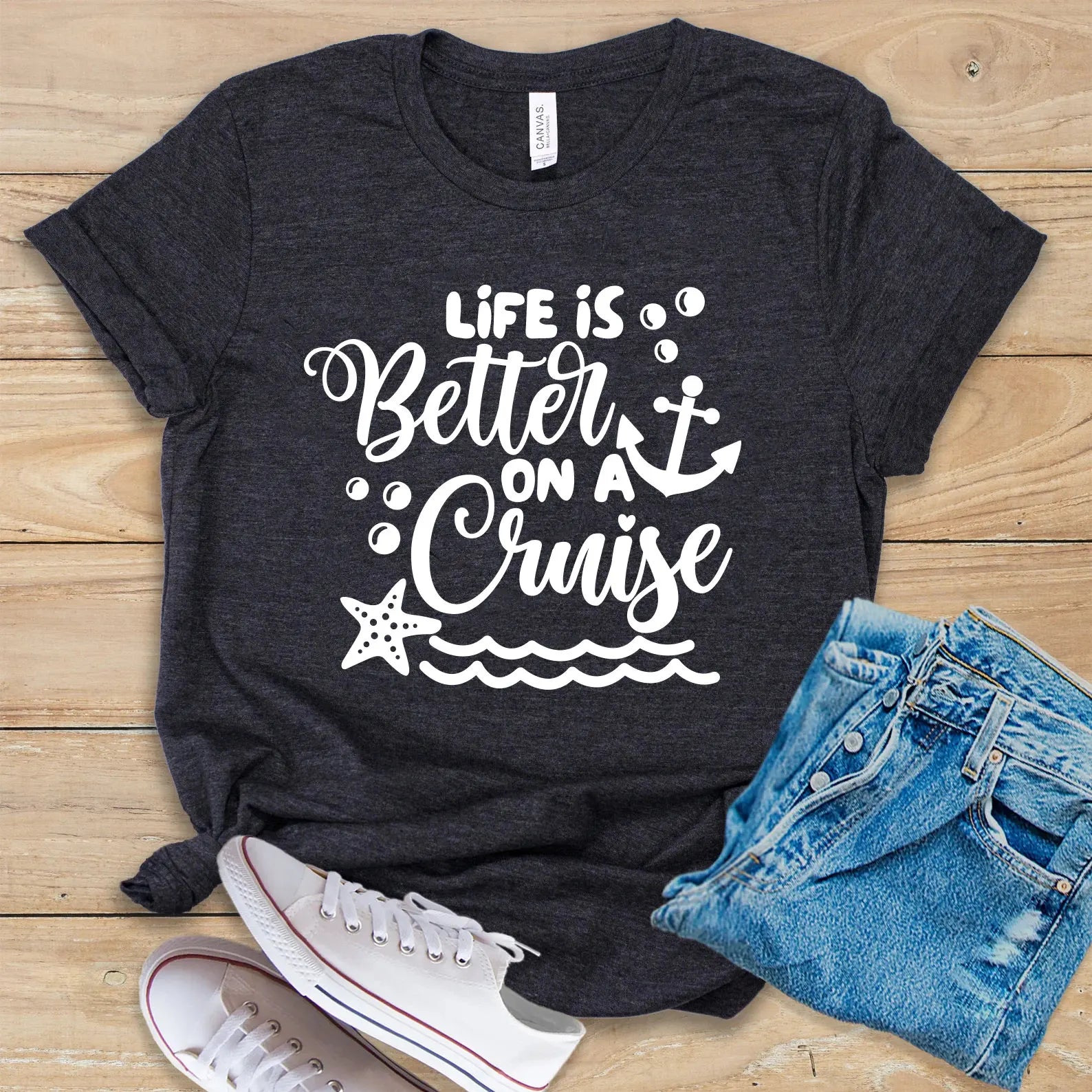 Life Is Better On A Cruise T Shirt Vacation Family Matching Summer Friend