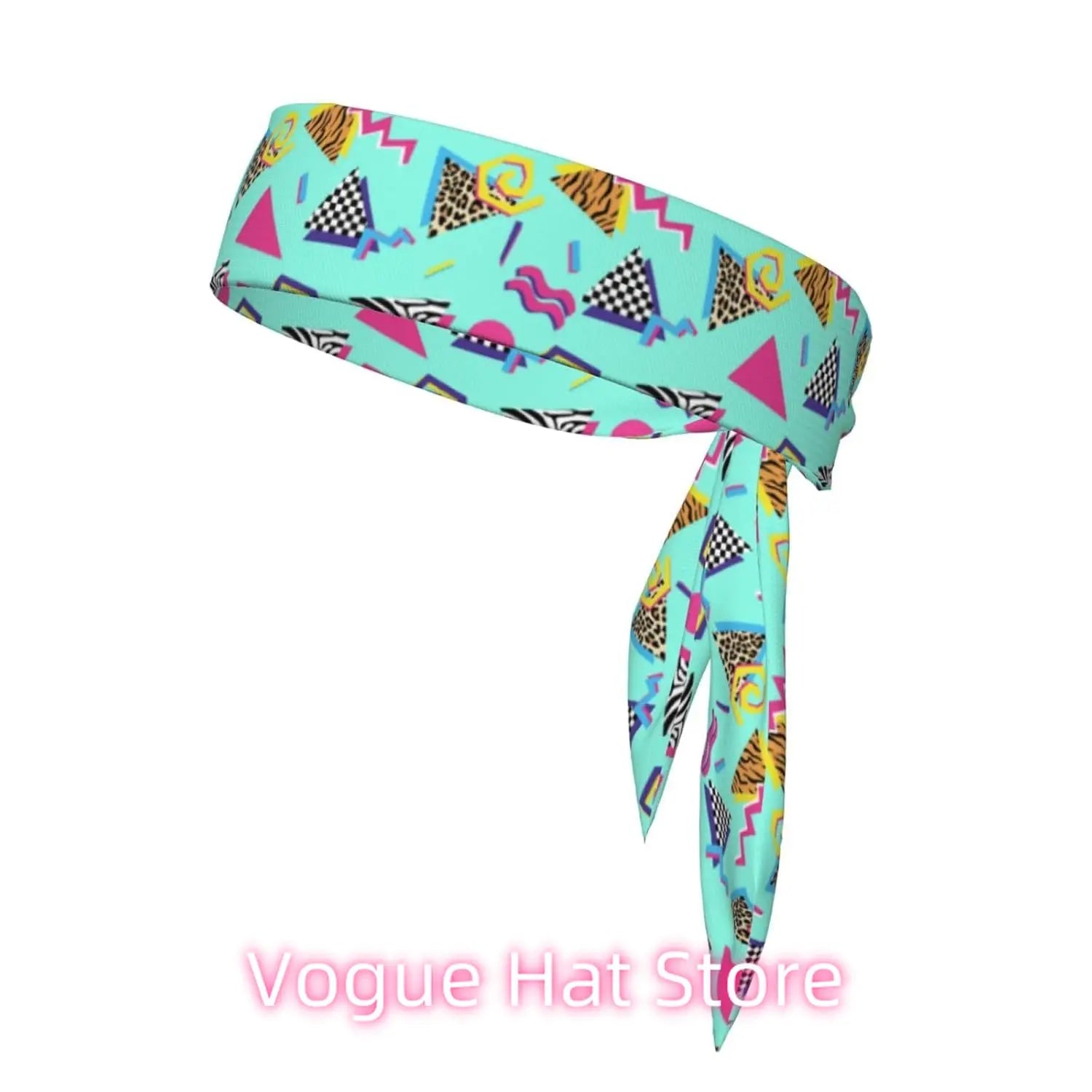 Sport Head Ties Unisex Tie Headbands Bandanas Workout Hair Band Athletic Sweatbands for Running Yoga (upside down pineapples tr