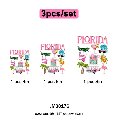 Hot Summer Holiday Boat Cruise Ship Life Salty Beach Family Island Trip Iron on DTF Transfer Stickers Ready to Press for Clothes