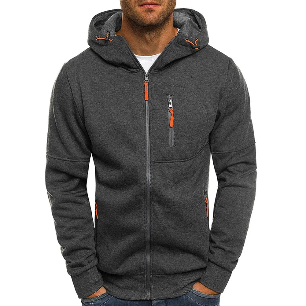 Warm Mens Sweatshirt Costume Hooded Hoodies Jackets Long Sleeve Winter Coat Outerwear Party Plus Size Slim Fit