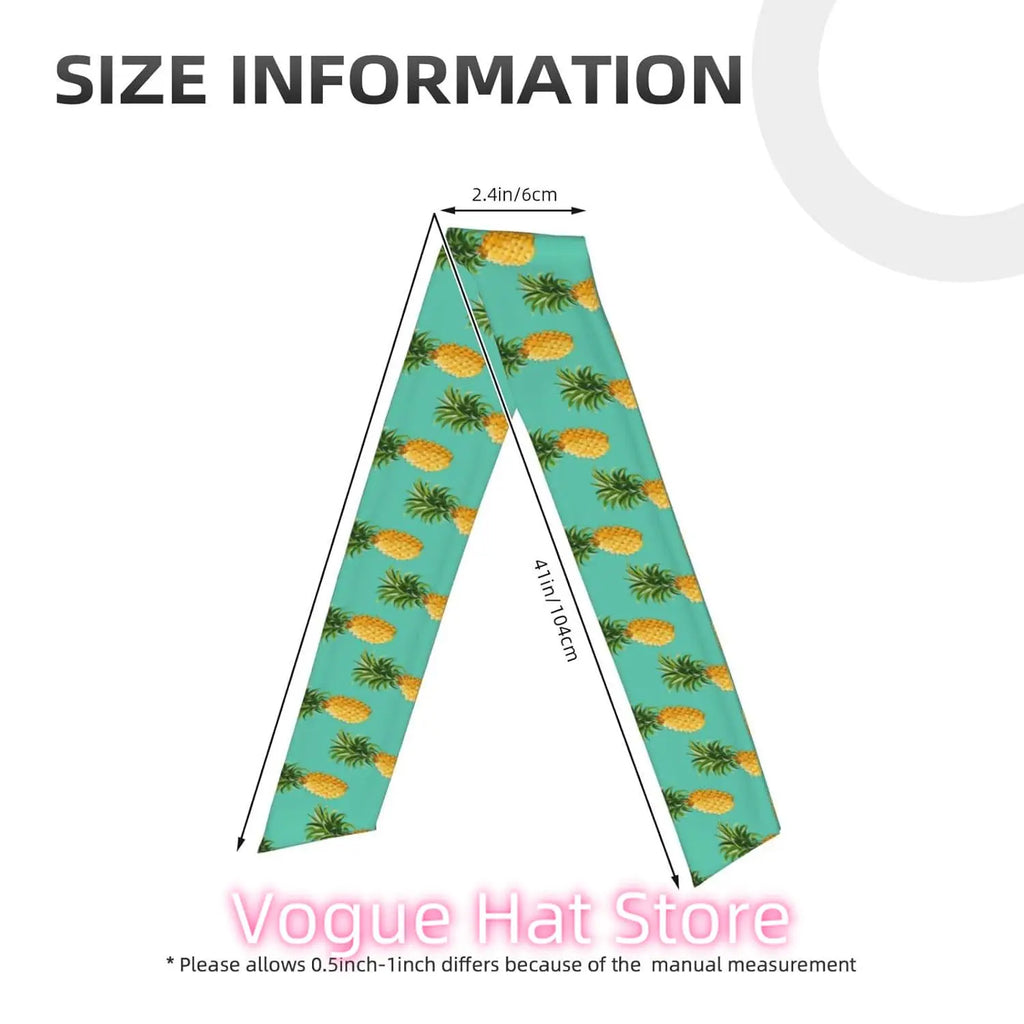 Sport Head Ties Unisex Tie Headbands Bandanas Workout Hair Band Athletic Sweatbands for Running Yoga (upside down pineapples tr