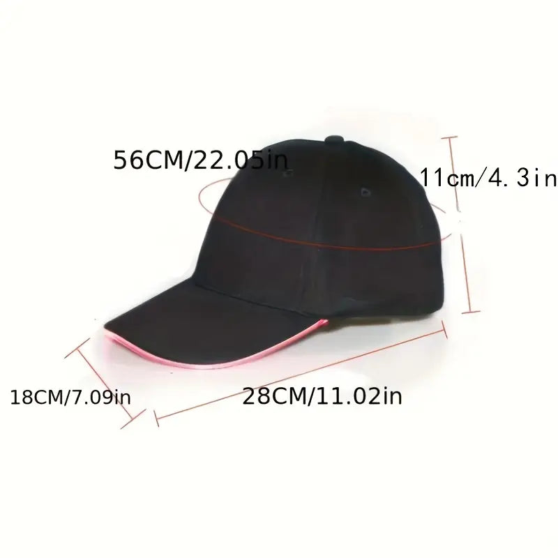 1PC LED Illuminated Duckbill Hat, Creative And Fashionable Outdoor Sunshade