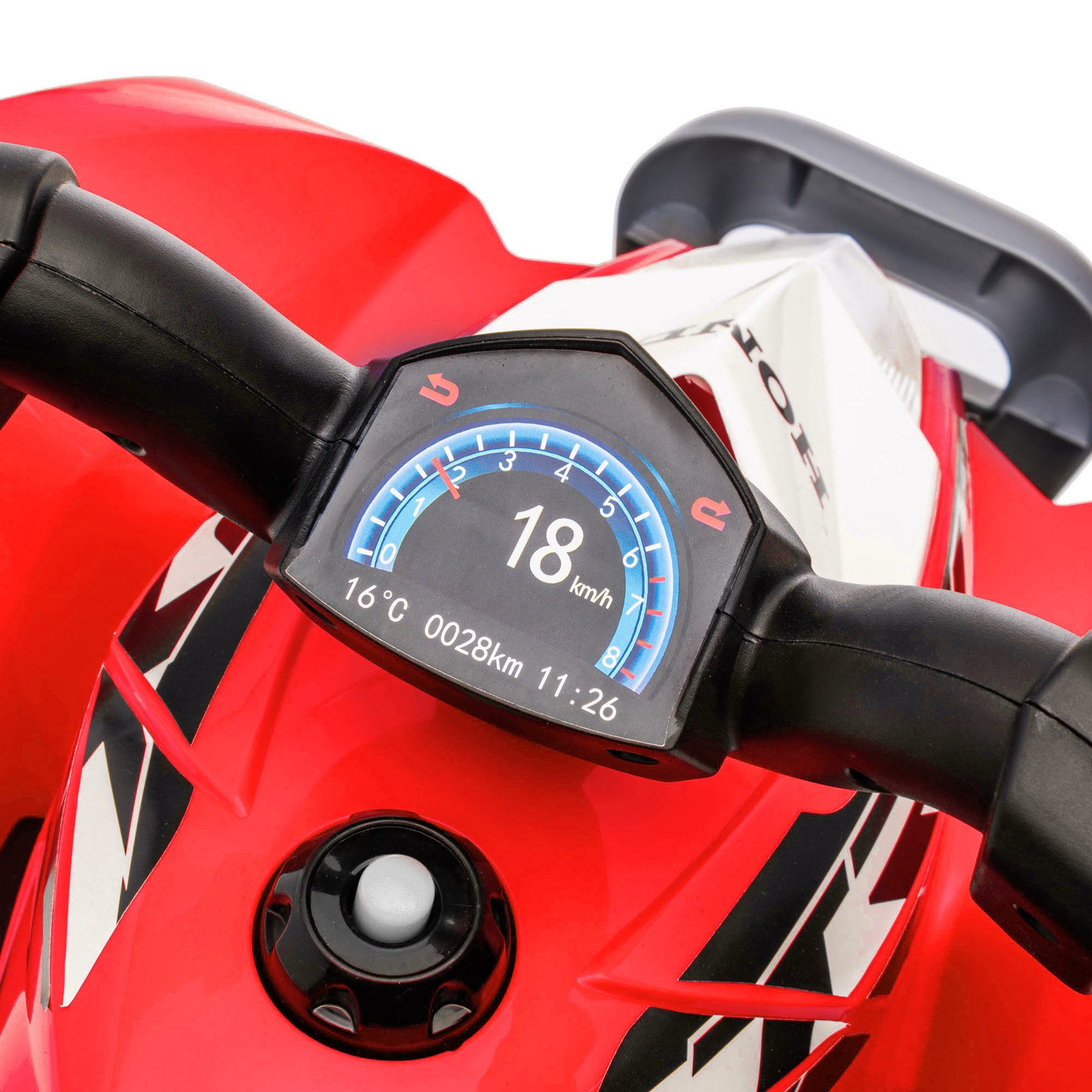 Honda Licensed Electric Ride on Quad Bike 6V ATV Ride On, 4 Pack, for 1.5-3 Years Red | AIYAPLAY-7