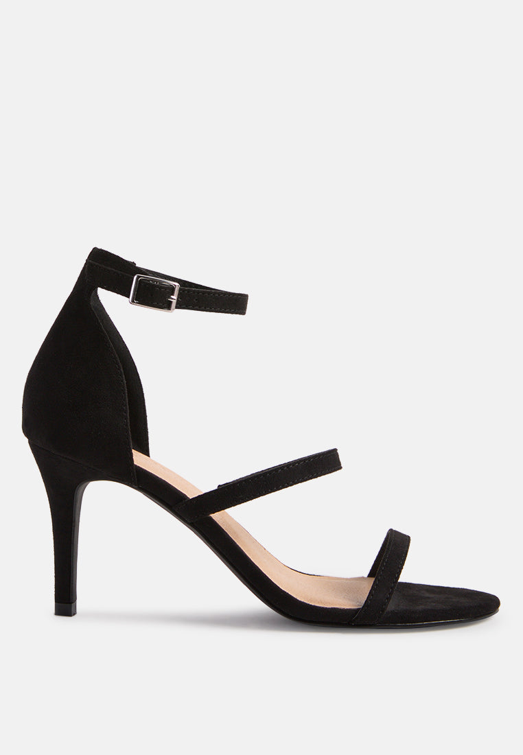 Kazaki Mid Heel Ankle Strap Sandals-0