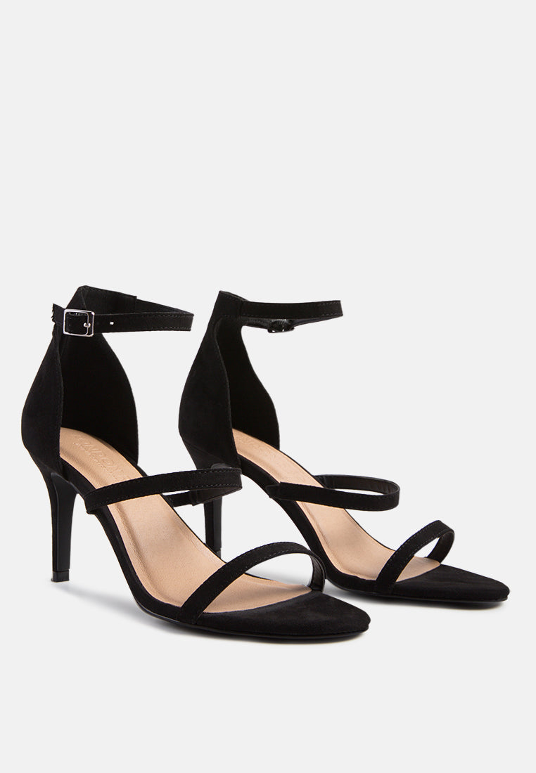 Kazaki Mid Heel Ankle Strap Sandals-1