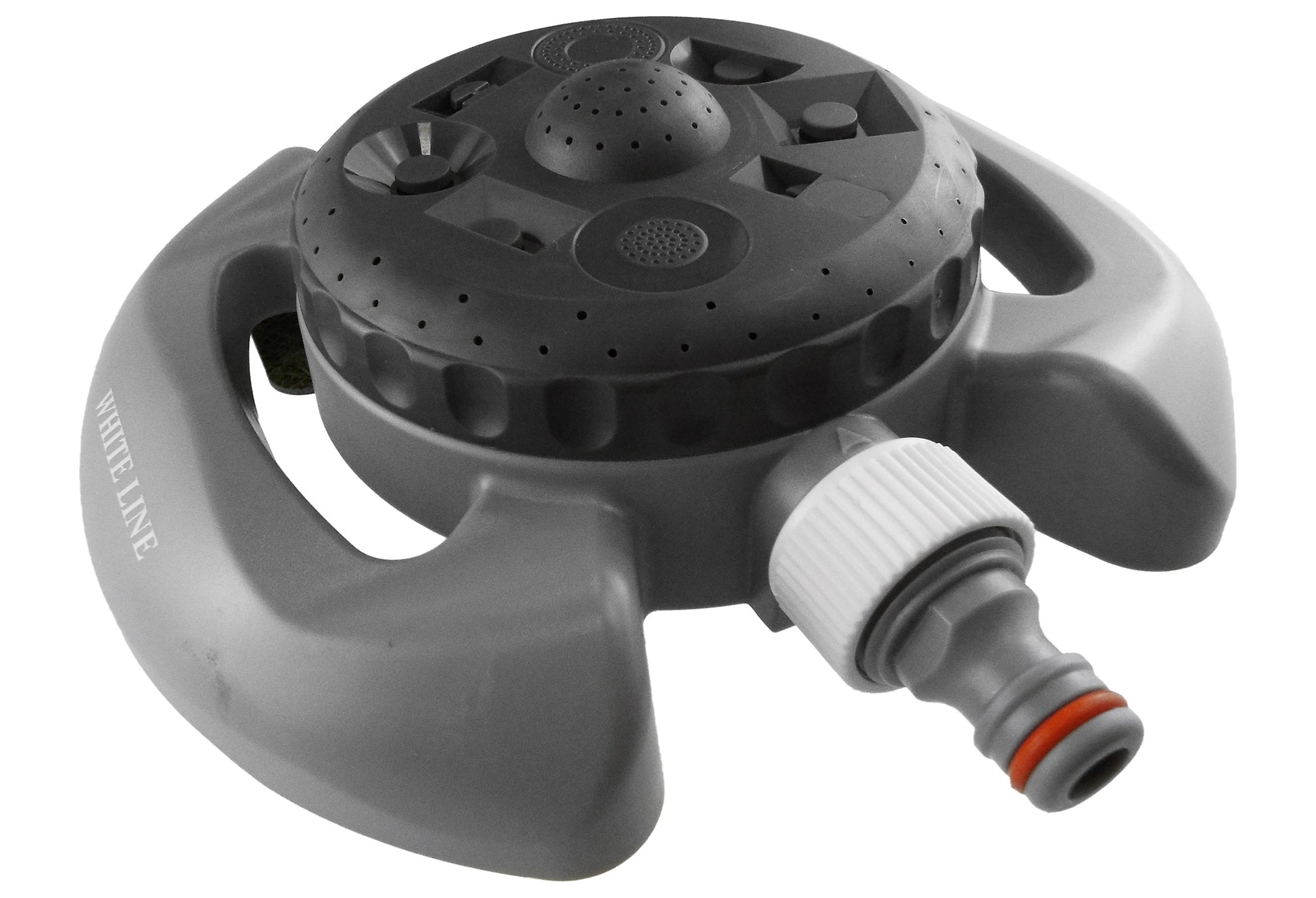 8-Pattern Static Lawn Sprinkler White Line-0