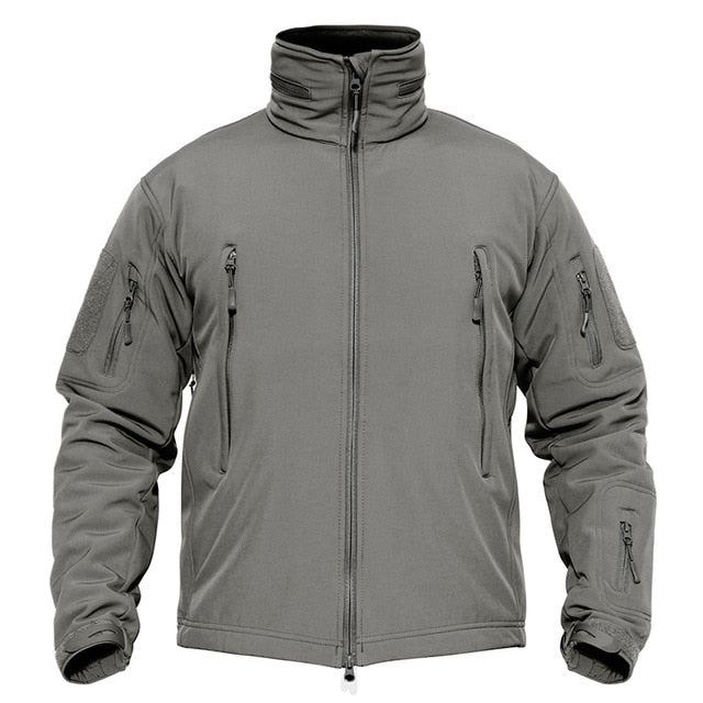 Winter Military Fleece Jacket Mens Soft shell Jacket Tactical Waterproof Army Jackets Coat Airsoft Clothing Windbreaker-8