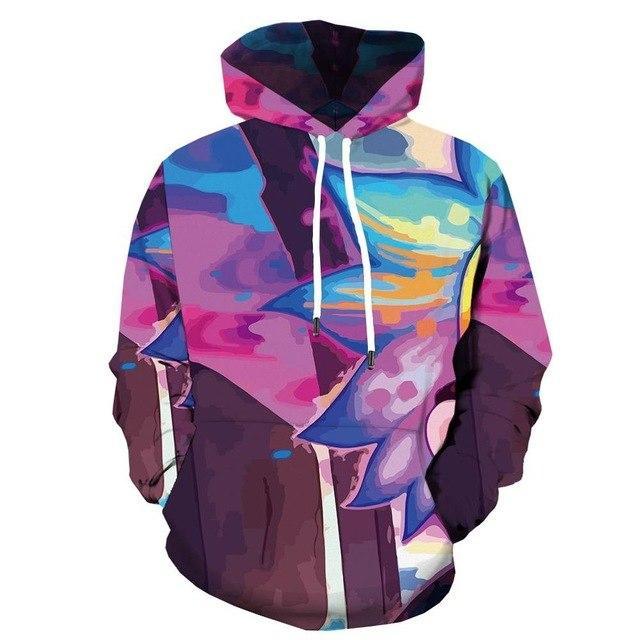 Mens Streetwear 3d Printed Clothing Casual Hoodie-0