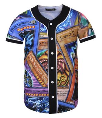 Short Sleeve T shirt Men Baseball Jersey Sport Slim Fit V Neck T-shirts Streetwear European Mens-0
