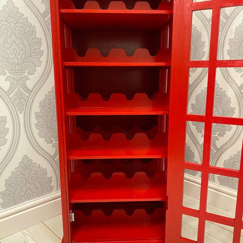 171CM TELEPHONE WINE CABINET