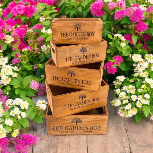 35/32/29/26/23CM SET 5 WAXED CRATES