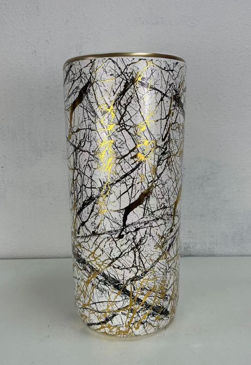 18" UMBRELLA STAND CERAMIC