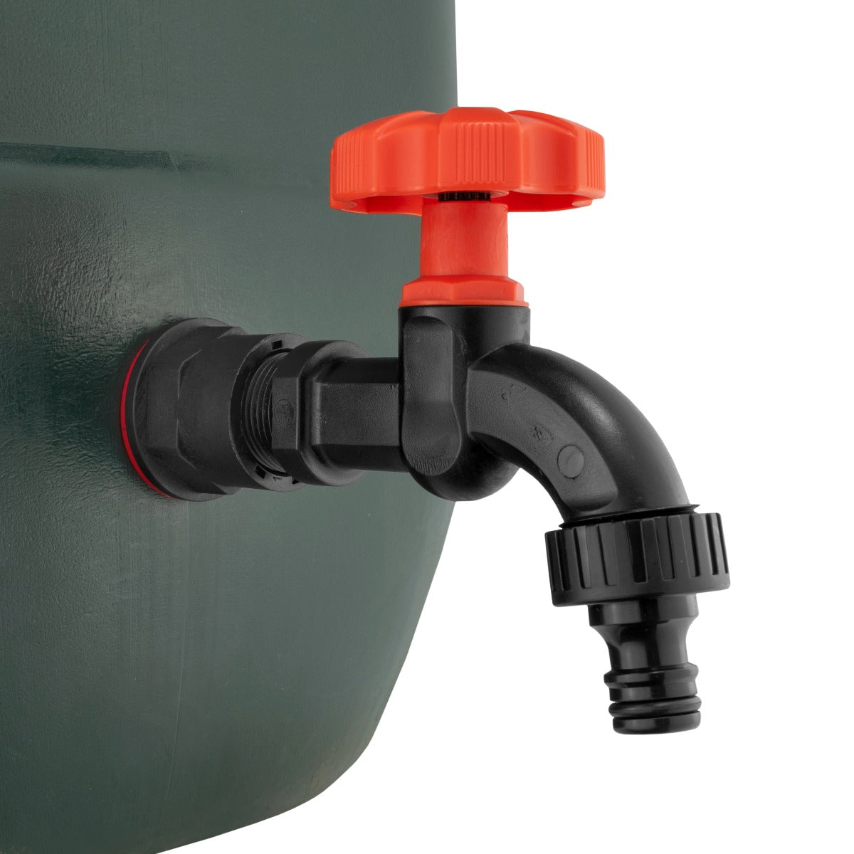 Water Butts Kit 3/4" PP Black Tap and Drill Bit-3