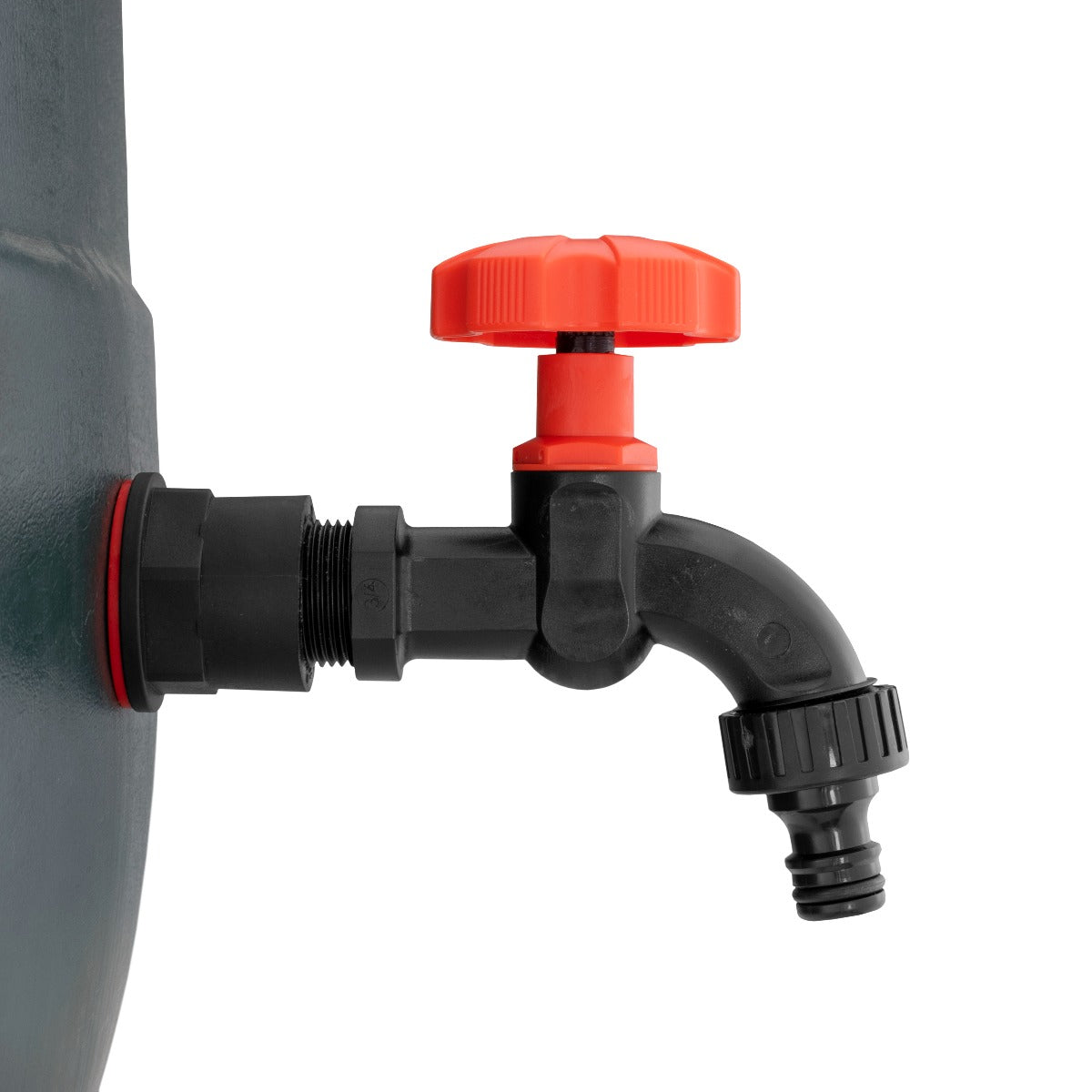 Water Butts Kit 3/4" PP Black Tap and Drill Bit-4