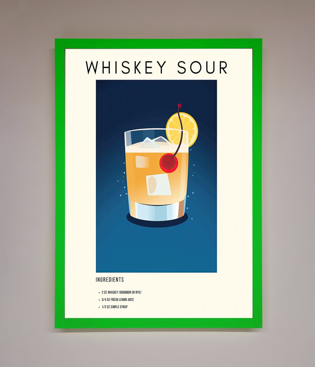 Whiskey Sour Framed Poster-11